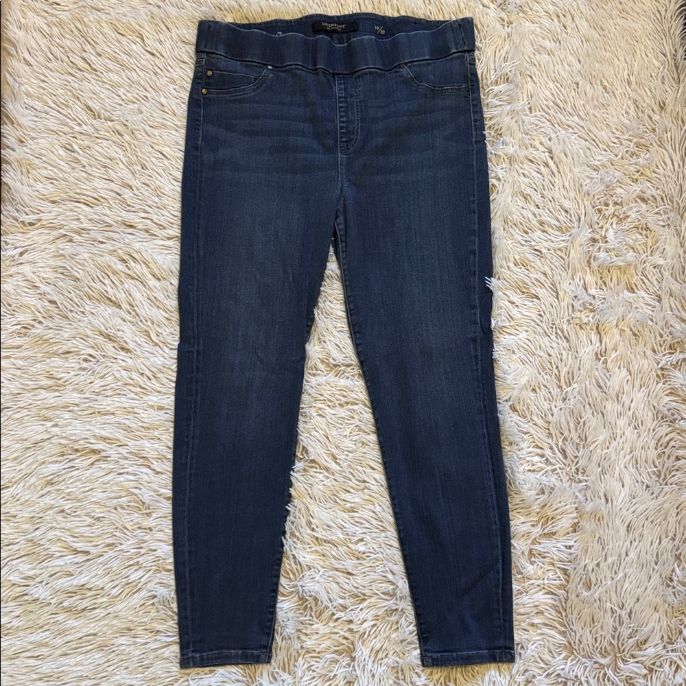 Liverpool Dark Blue Women's Jeggings